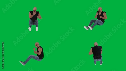  man jumping the air green screen man black shirt sitting the ground man black shirt dancing green screen man jumping the air green screen man jumping the air green screen man is...
