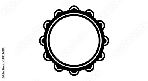 A circle with a hole in the middle