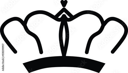 Royal Crown Icon – Symbol of Royalty, Power, and Prestige
