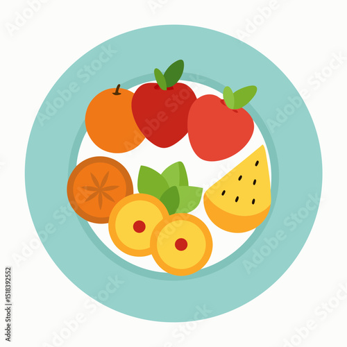 set of fruit icons