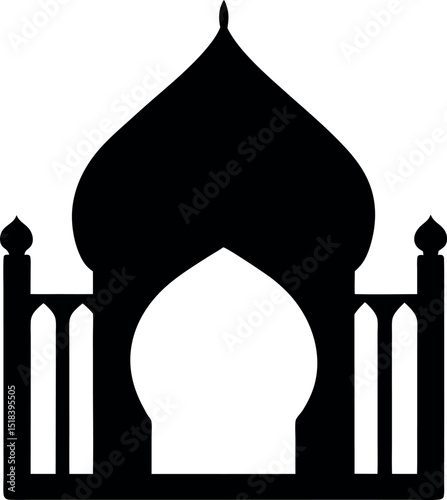 Mosque vector mosque logo islamic ramadan template islamic muslim story template ramadan islamic
