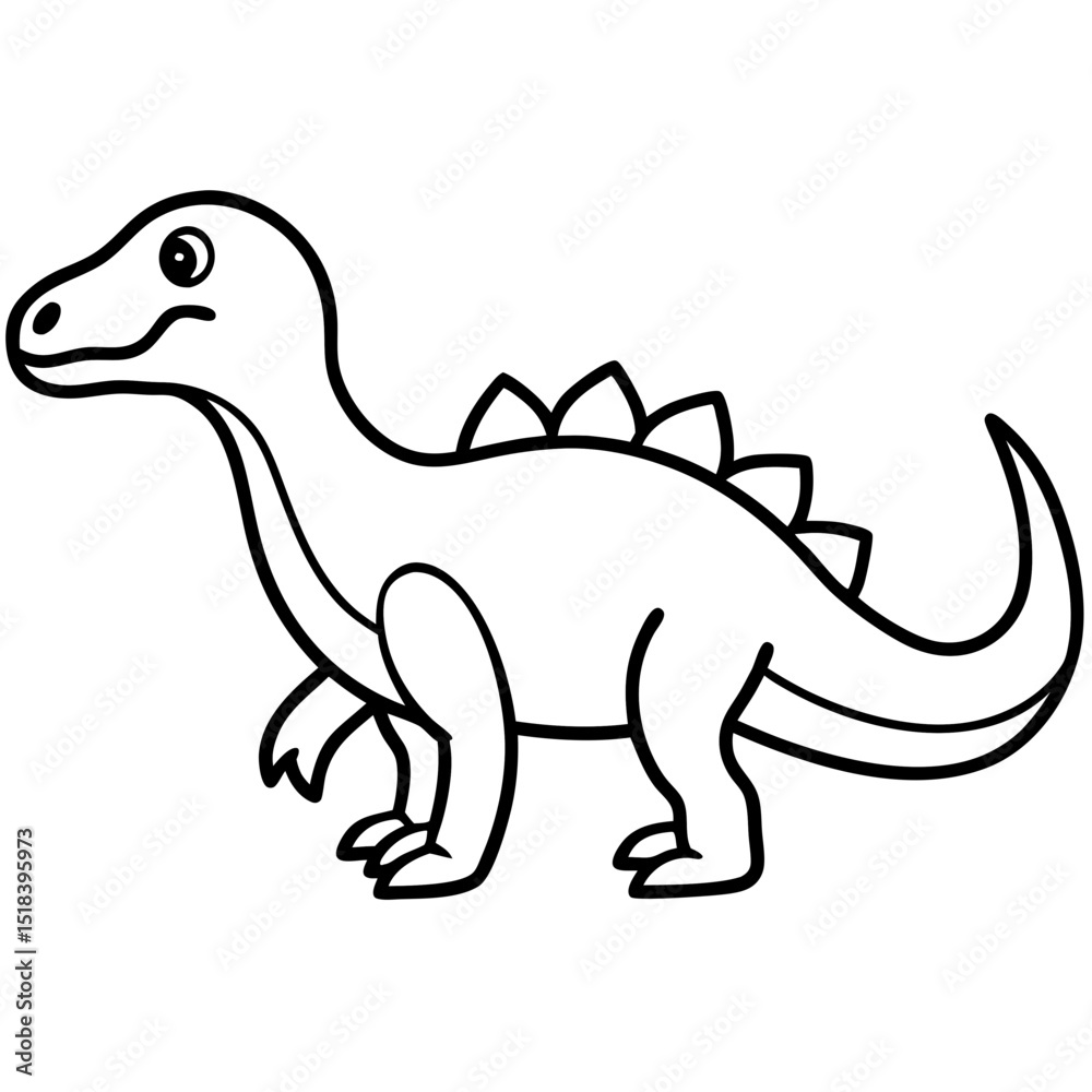Obraz premium dinosaur vector illustration