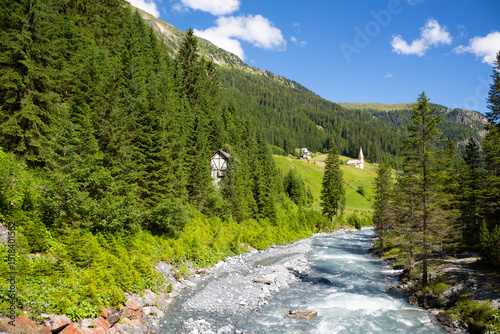 Flusslandschaft bei Trafoi