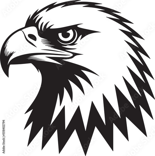 eagle head vector