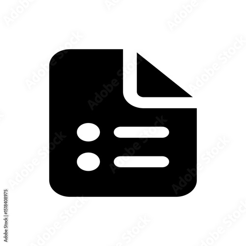 Black arrow rotating around a vertical line of five circles in a simple graphic illustration style