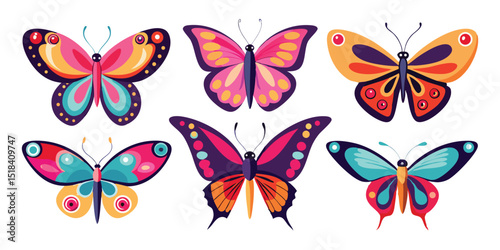Dim Flick Butterfly, Mood Drift Butterfly, Silent Prism Butterfly, Night Flare Butterfly