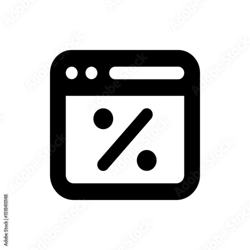 A simple graphic of a black circle with a white portion cut out showing a partial shape design element