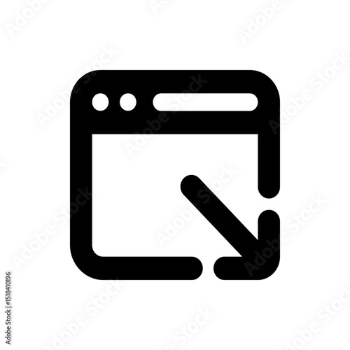 A graphic representation of a partially filled black circle with a white section on the top left side