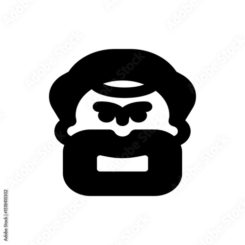 Illustration of a black calendar icon with rounded corners displaying the number ten in white color font