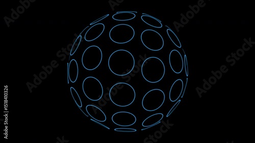 An interconnected circles move together with fluidity and grace