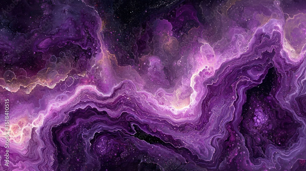 Fototapeta premium An abstract purple cloud formation background