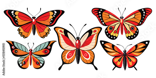 Pure Drift Butterfly, Zen Hover Butterfly, Breeze Loop Butterfly, Flicker Touch Butterfly, Glance Wings Butterfly, Misty Flap Butterfly