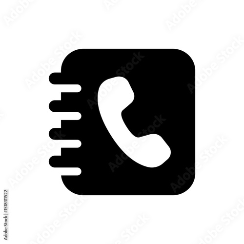 White letter a centered in a black circle providing a clear contrast for easy readability and recognition
