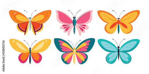 Floating Muse Butterfly, Illusion Flight Butterfly, Moonlit Skip Butterfly, Gentle Leap Butterfly,