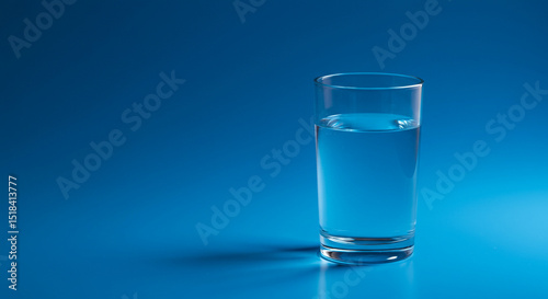glass of clean water on a bluer background,glass, water, drink, liquid, transparent, clear, cold, blue, tablet, clean, beverage, white, isolated, healthy, object, 