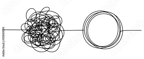 From complexity to simplicity visual concept