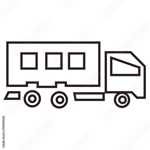 Green Transportation line icon, Electric bus with a lightning bolt symbol, great for illustrating ecofriendly transportation concepts or electric vehicle technology in presentations or designs.