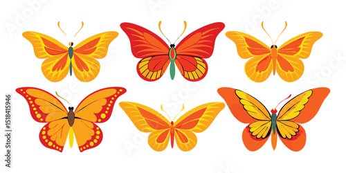 Twinkle Flutter Butterfly, Harmony Skimmer Butterfly, Light Whisper Butterfly, Gentle Flare Butterfly, Spirit Soar Butterfly,