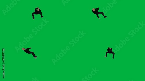  man suit running green screen group people flying the air flock birds flying over green screen man suit dancing green screen three birds flying the air green screen man suit dancing on...