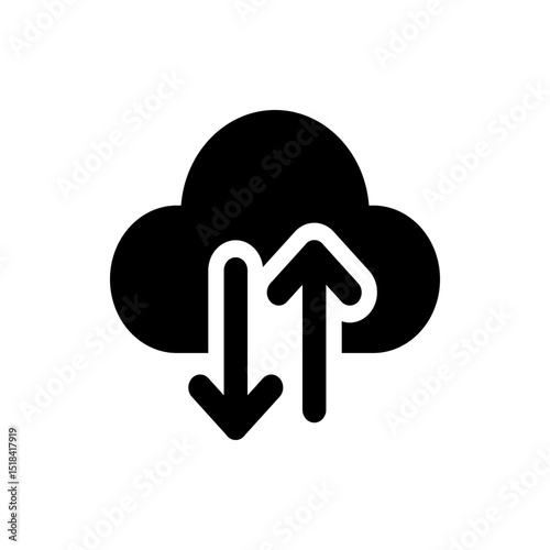 A stark black silhouette of the bat symbol with its distinctive wings and pointed ears displayed prominently