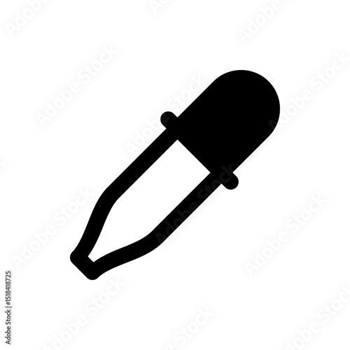 Black icon showing water droplets falling and flowing through a curved pipe with an arrow pointing down