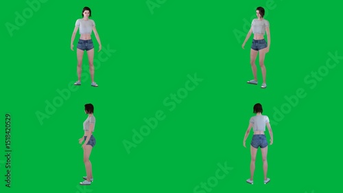  woman shorts standing green screen woman shorts walking green screen woman shorts standing green screen woman walking green screen woman shorts standing green screen woman shorts is...