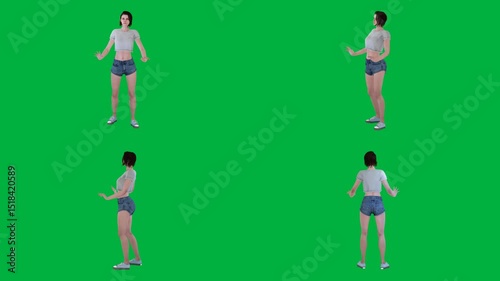  woman shorts dancing green screen woman shorts walking green screen woman shorts standing green screen woman shorts dancing green screen woman shorts dancing green screen woman in...