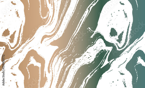 Abstract background texture with destruction effect, ink stains, grunge. Distress overlay, rough dirty wall concept. White, gray. Worn, torn, weathered effect. Vector background
