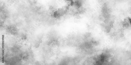 Seamless white textured background of polished and cloudy black and white texture, Black and white cloudy abstract grunge background, White polished Watercolor with Cloudy Distressed paper Texture.