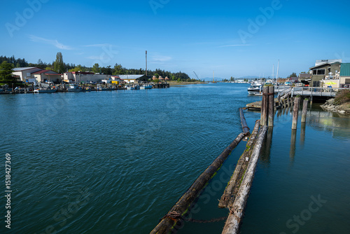 Wallpaper Mural Channel in Front of La Conner, Washington State Torontodigital.ca