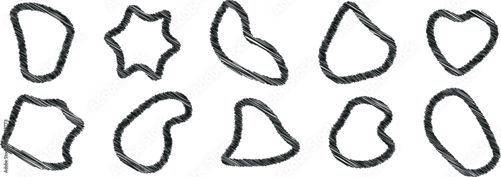 Vector Art Collection of Elegant Black Circular Shapes – Decorative Design Elements for Illustration and Branding Vector Art Collection of Elegant Black Circular Shapes – Decorative Design Elements for Illustration and Branding