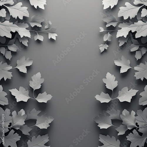 Monochromatic Leaf Pattern