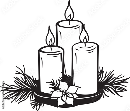  Christmas candles