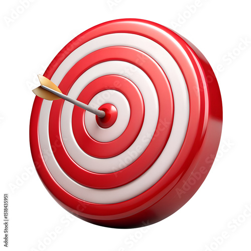 Target Icon Bullseye isolated on transparent background