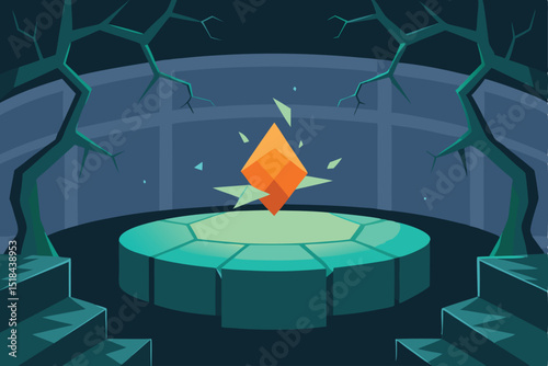 illustration of a burning candle