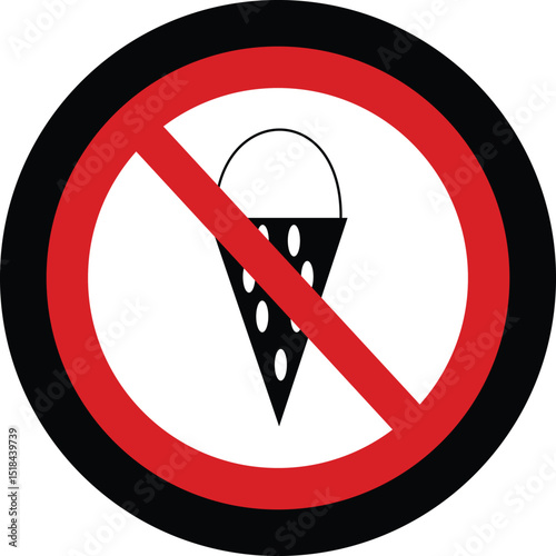 No Enter Zone Icon – Restricted Area and Safety Warning Symbol