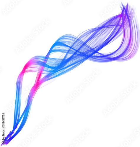 Deep Space Blue Nebula Overlay (Transparent PNG)