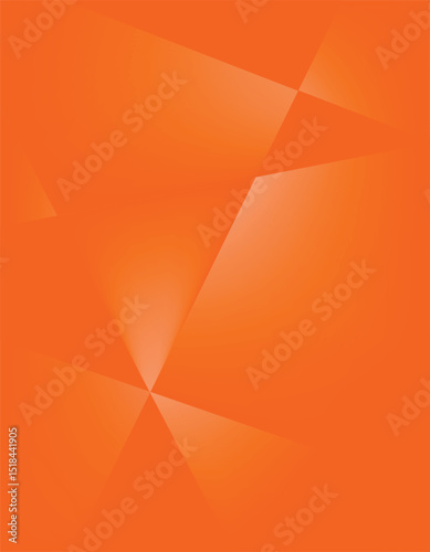 abstract orange background with triangles