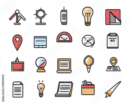 Collection Of Business Start Up Icon