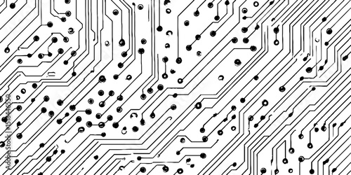 Engraved circuit board pattern design for innovative technology and engineering projects