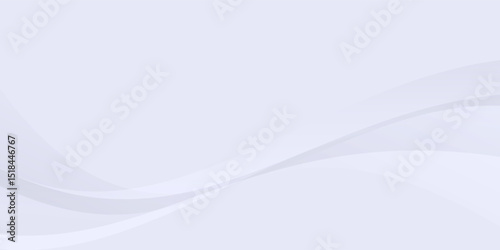 Subtle Lilac Gradient Background with Elegant White Curves for Modern Design and Minimalist Presentation Perfect for Business and Technology