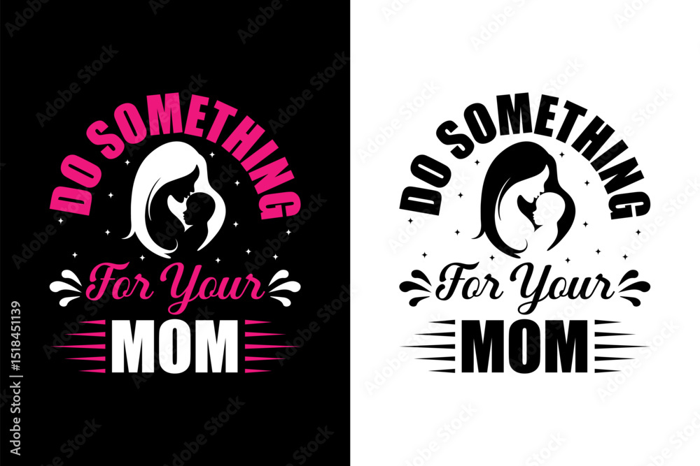 Fototapeta premium Mother love t shirt design