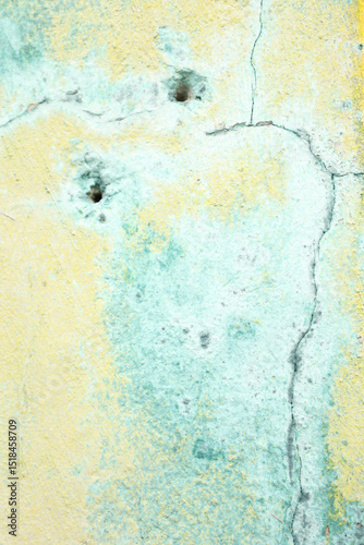 old Mexican yellow wall