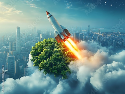 Successful startups often disrupt traditional industries with their fresh approaches and technological innovations, business concept