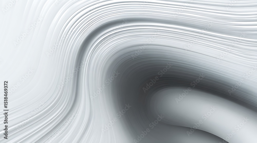 Fototapeta premium Abstract elegant flowing white and gray lines