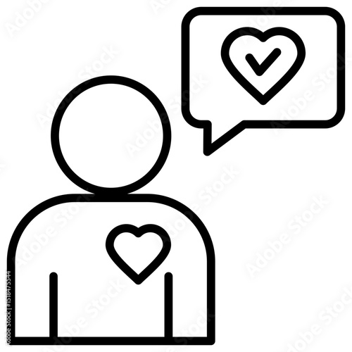 Sincerity Line Icon