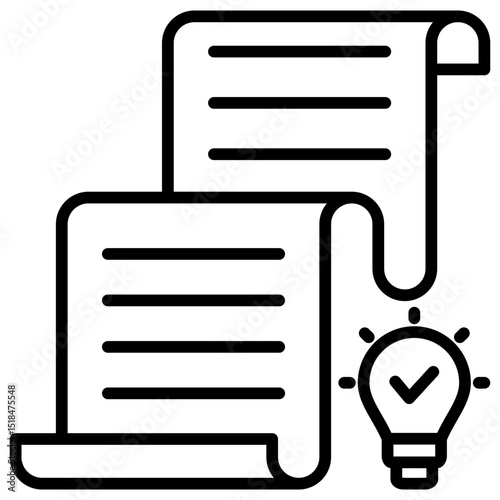 Fact Line Icon