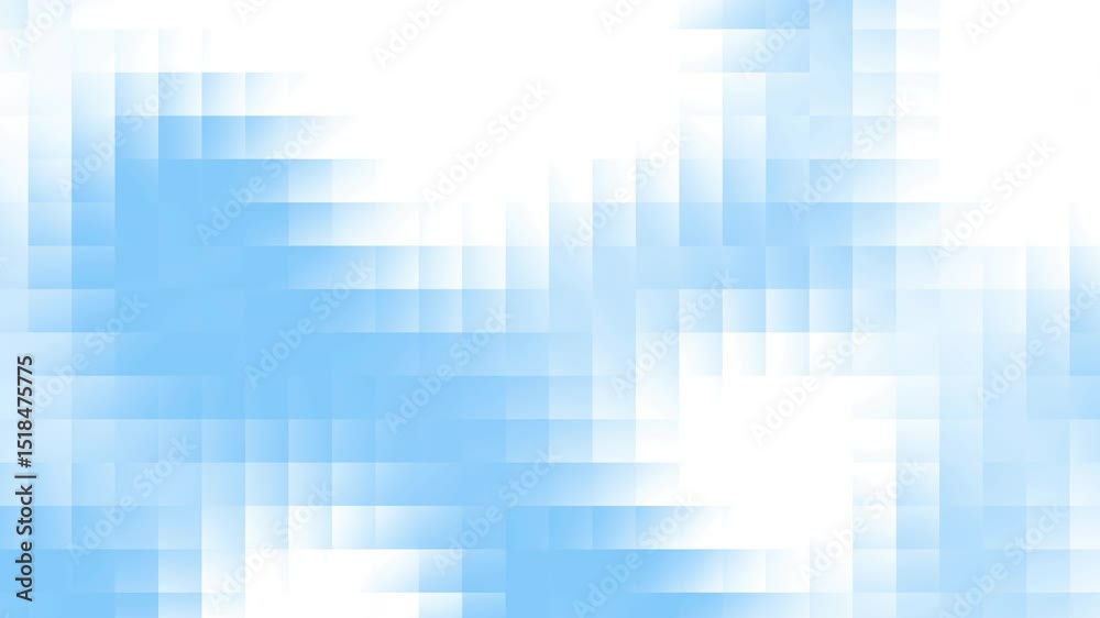 Seamless soft, abstract diagonal pixelated background featuring pastel colors of white and soft blue loop. The design has a dreamy