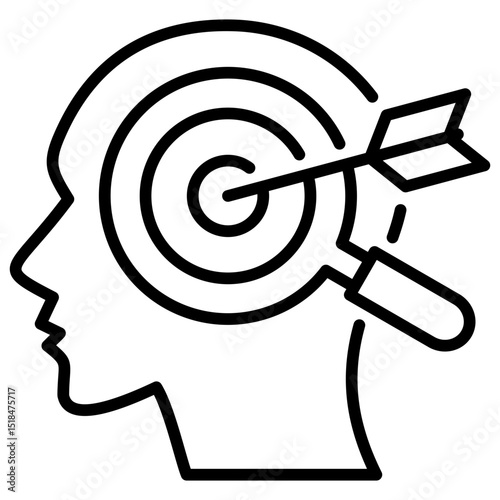 Accuracy Line Icon