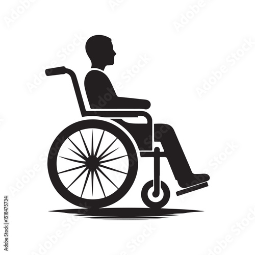 disabled man in wheelchair